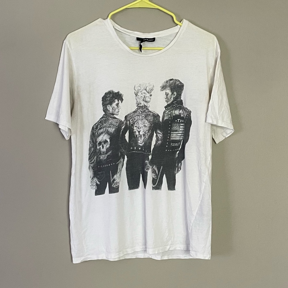 THE KOOPLES Zombie Biker T-Shirt - Medium